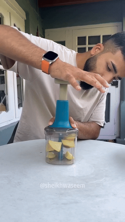 Stysol 1000 ML Handy Push Chopper Vegetable & Fruit