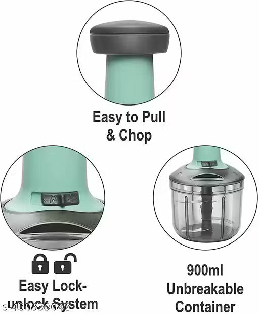 Stysol 1000 ML Handy Push Chopper Vegetable & Fruit